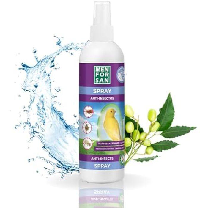 Spray Anti-Insectes - MENFORSAN - 250ml - Margosa - Geraniol - Lavandin
