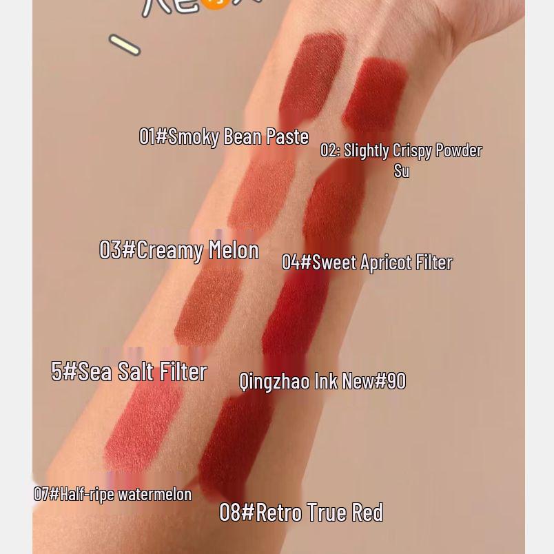 Huris Soft Focus Velvet Lipstick – Матовая, Не сушит, Не липкая, Идеально для вечеринок