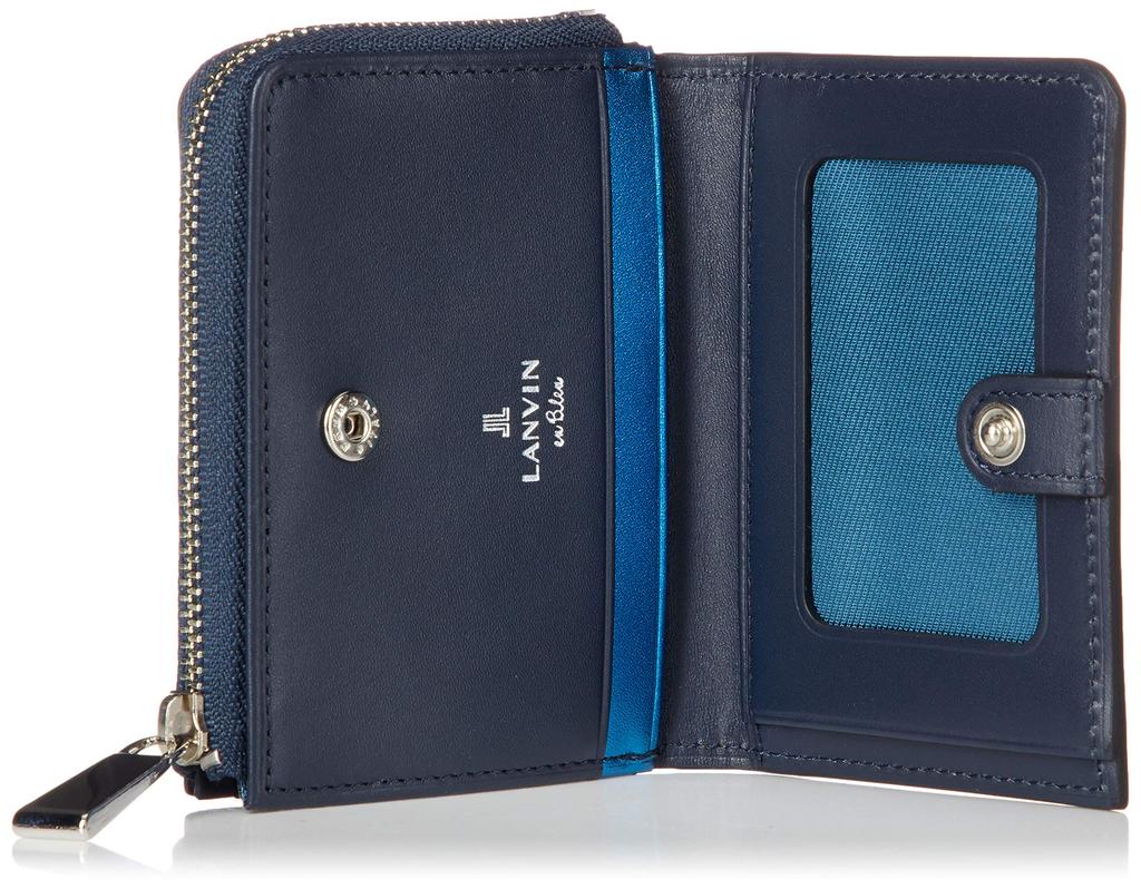 Частичный аксессуар Lanvin en Bleu Чехол для проездного с кошельком для монет, Черный