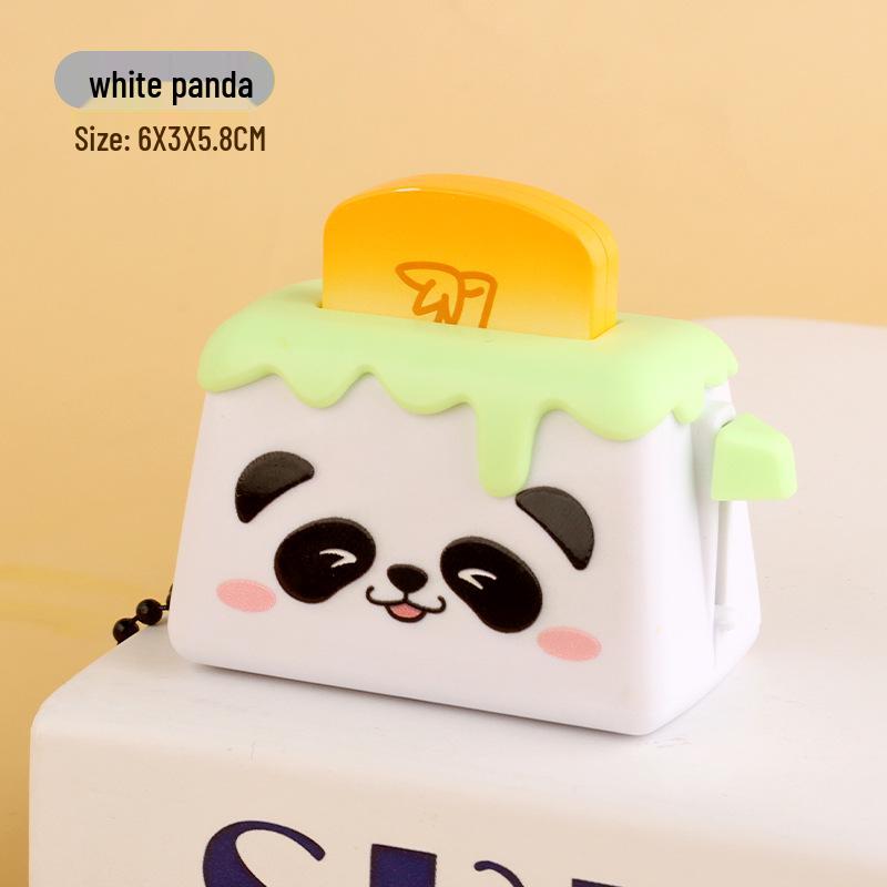 Мини Брелок-Тостер: Креативный кулон для снятия стресса для студентов