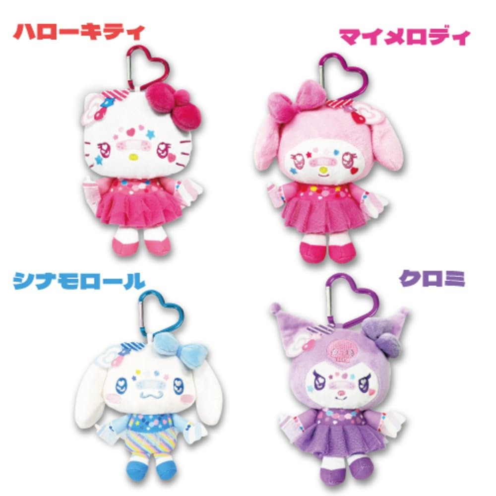 Круглая косметичка Hatayama Shoji с маскотом Sanrio Decora Cinnamoroll Прибл.. В15 x Ш10см 63203111