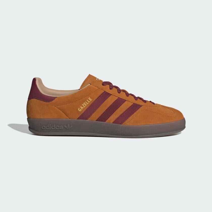 JH5411 adidas Originals Gazelle Indoor Craft Охра Теневой Красный Теплый Песок (Мужской)