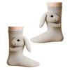 Вязаные носки с животными, теплые носки для пола с милыми куклами-животными, домашние зимние носки для спальни, гостиной, детской игровой комнаты