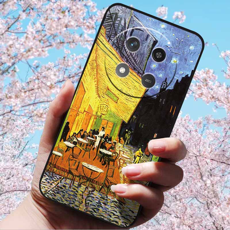 Чехлы для Honor Magic7 Lite 5G 3D Рельефный Цветок Тиснение Мягкий Силикон Для Honor Magic7 Lite 7 Lite 5G 3D Мультяшная Задняя Крышка Чехлы
