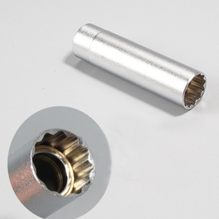 Магнитный свечной ключ 65 мм 3/8 14 мм Инструмент для снятия свечей зажигания Хром