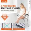 Shower Chair, Shower Seat with Back, Adjustable Height Shower Stool, Shower Chair for Inside Shower Bathtub, Non-slip Bathroom Bench Bath Chair for