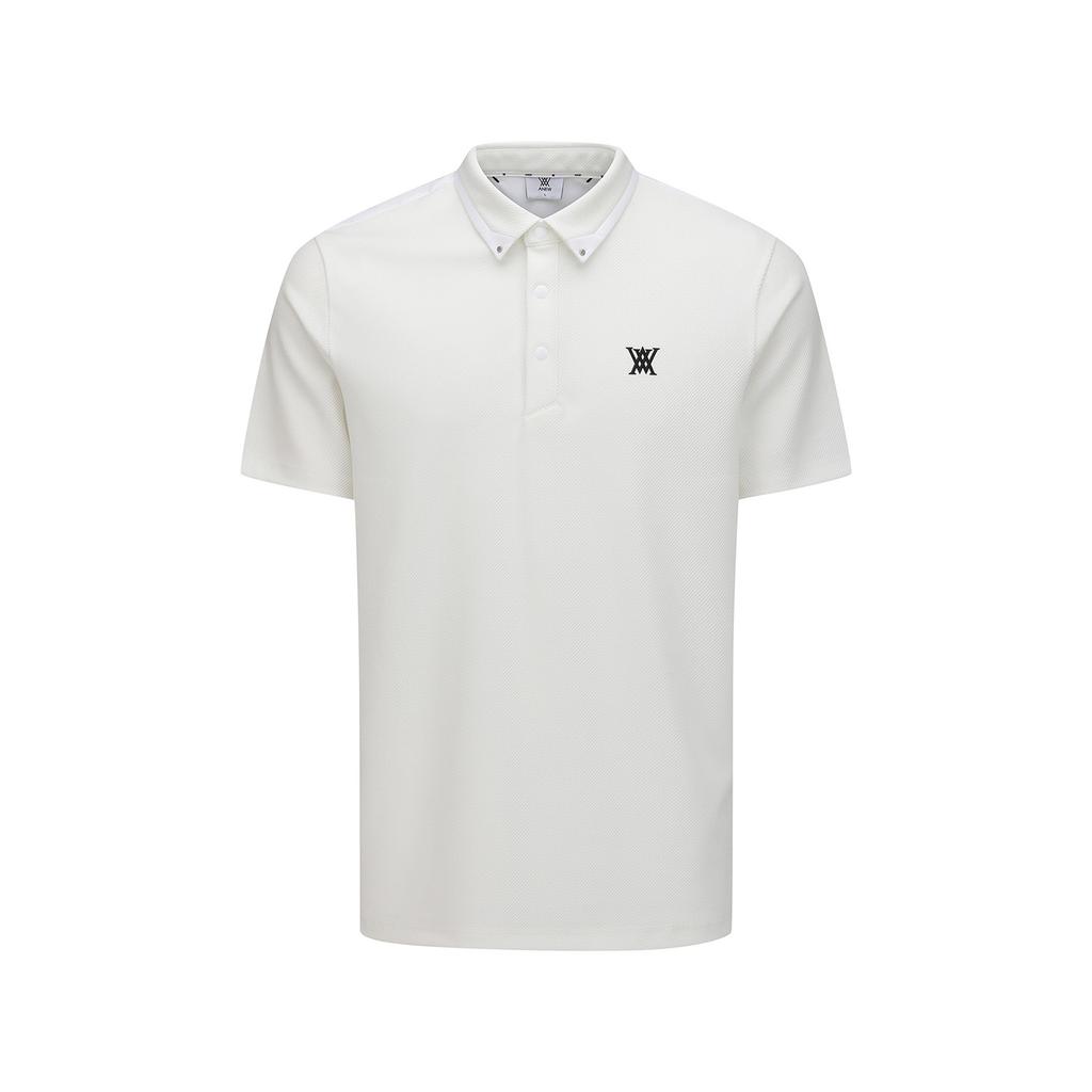 ANEW GOLF Men Fa Hybrid Short T-Shirt_Wh
