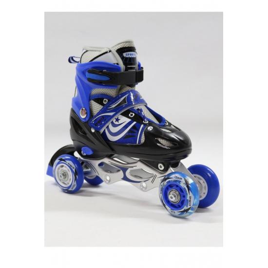 Розовый регулируемый 2 2 освещенный металлический тренировочный шлем для катания на коньках с коленом