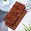 Lily Fower Embossed Flip Leather Case For LG V40 ThinQ/Stylo5/Stylo6/Stylo7/LG Velvet Kickstand Wallet Card Slots Cover for LG K42/K61/K40S/K50/Q60