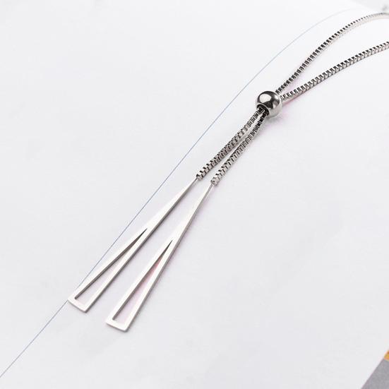 Ожерелье, ажурное украшение, растягивающееся, привлекательная женская цепочка на ключицу, ожерелье с кисточкой, ювелирный аксессуар