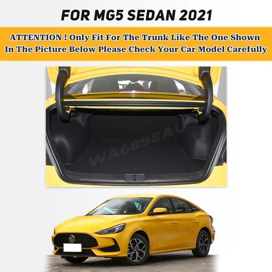 Высококачественный кожаный коврик в багажник автомобиля для седана MG5 2025, аксессуары для интерьера, грязезащитный, прочный ковер, защитная накладка