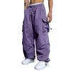 Streetwear Summer Cargo Pants Men Multi-pocket Harajuku Fashion Casual Men's Jogger Pants Wide Leg Loose Hip Pop Pants