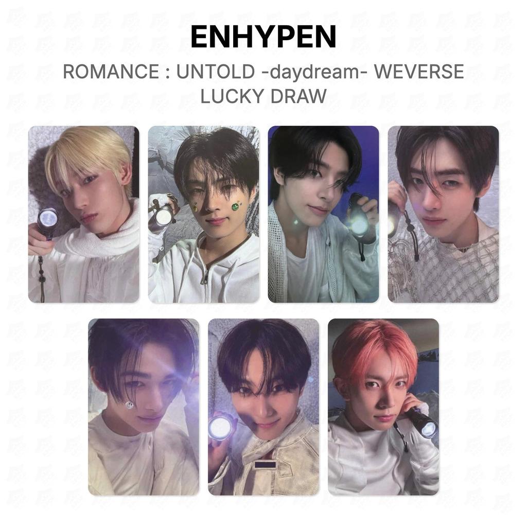ENHYPEN ROMANCE : UNTOLD -daydream- WEVERSE LUCKY DRAW Official Photocard