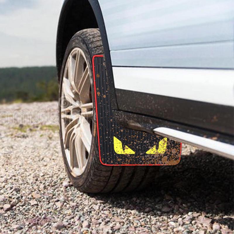 Car Mud Flaps 2pcs Rally Armor Mud Flaps Car Mud Flaps Universal PVC Mudguard Soft No Collision Front And Rear Guards Mud Flaps