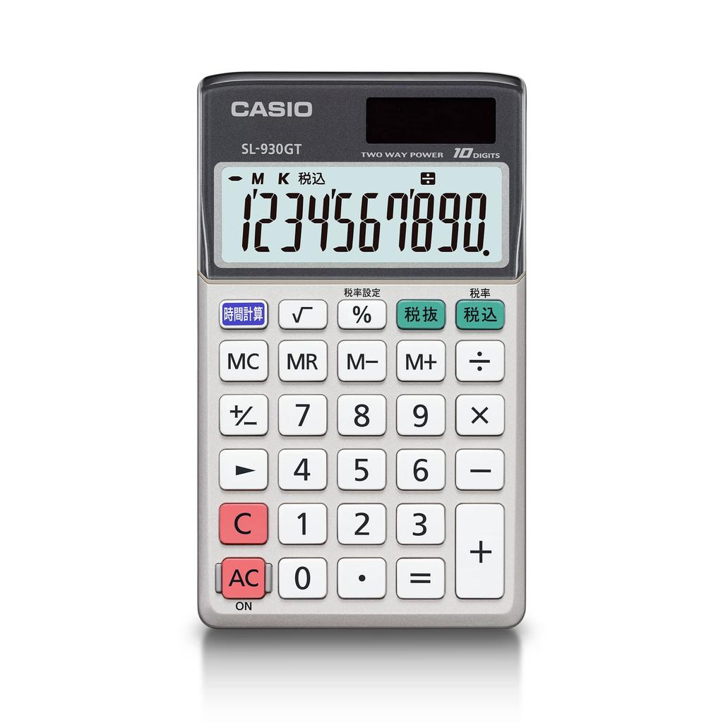Casio Green Purchasing Law Compliant Calculator 10 Digit Notebook Type Eco Mark Certified SL-930GT-N