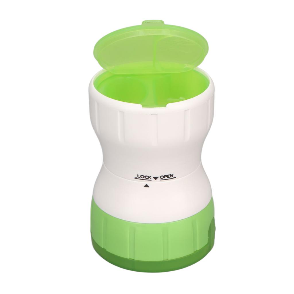 Medicine Crusher Grinding Box Portable Tablets Fine Powder Cutter Grinder Storage Case