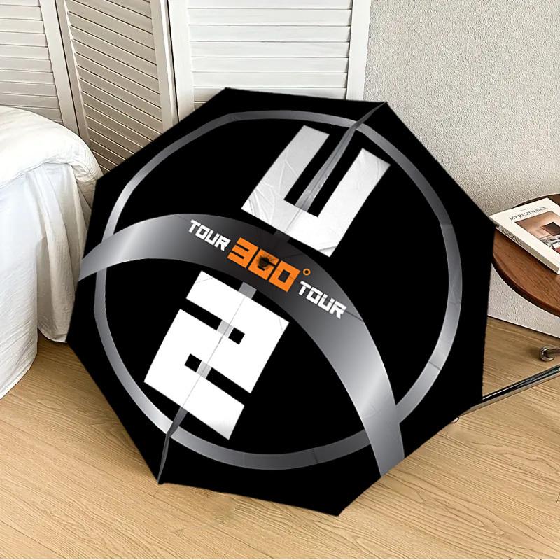 1pc U2 Band Automatic Open/Close Umbrella, Lightweight Design for Everyone, Halloween & Christmas Gifts - Ideal for Daily, Formal, Party Use, Formal E