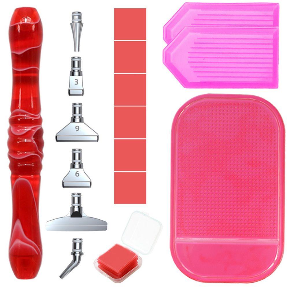 Resin Diamond Painting Pen Alloy Replacement Pen Heads Point Drill Pen Diamond Painting Glue Clay