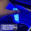5V Car LED RGB Atmosphere Light USB Charging Magnetic Suction Wireless Touch Light Reading Lamp Interior Ambient Night Light