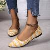 2024 Hot Sale Shoes for Women One Kick Women's Flats Autumn Pointed Toe Mixed Colors Flat Casual Comfortable Shallow Shoes