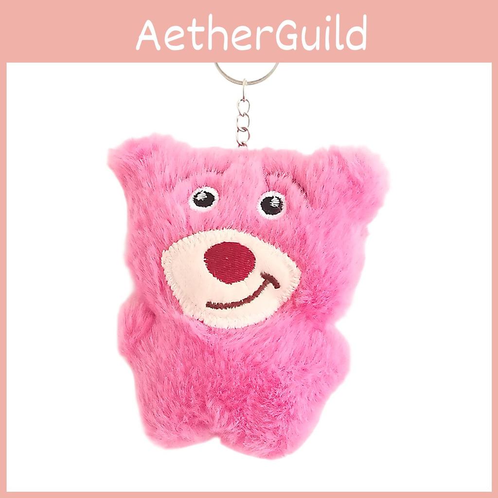 Lotso Plush Keychain Toy Stuffed Doll Bag Pendant Decoration Gift Kids For