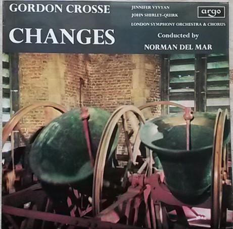 LP Record GORDON CROSSE - JENNIFER VYVYAN, LO - Changes ZRG656 Argo UK Classical Used