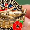 Юшэн Памятный значок Битвы за Британию 1940-2024 Битва за Британию Никогда не забываемая коллекционная монета из сплава Медаль Солдатский подарок на память