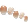 Gelato Factory Solar Gel Nail 26P Set, Ginger Check, 1 Set