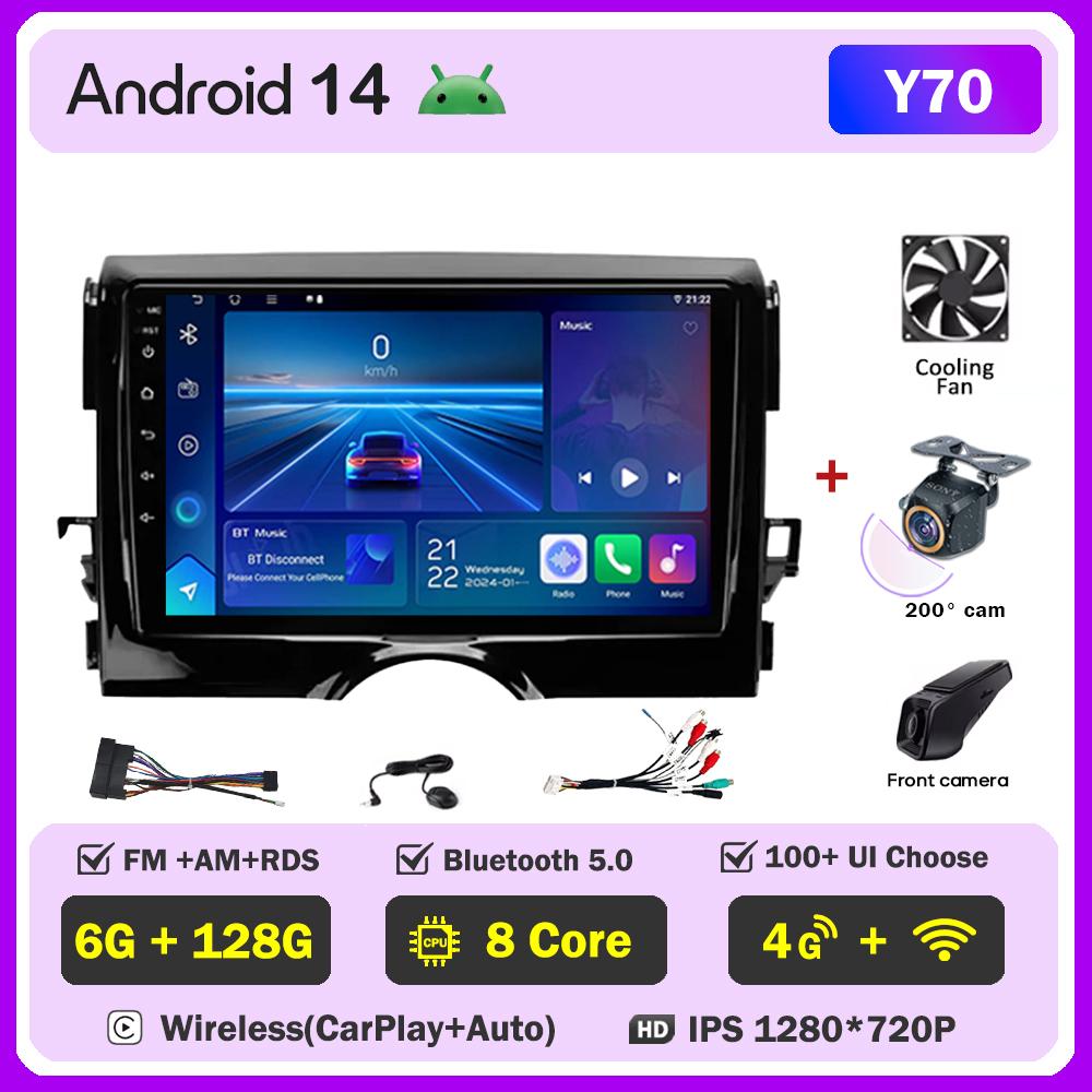 Для Toyota Mark X X130 2 II 2009 2010 2011 - 2019 Автомобильный радиоплеер Car Carplay Screen Autoradio Mirror Link Car Intelligent Syst