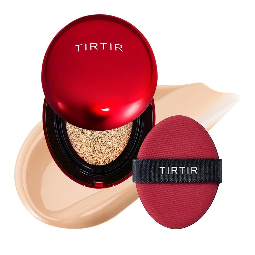 TIRTIR Маска Fit, красная подушечка, 21N слоновая кость, 18 г (0,63 унции)