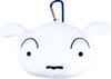 T's Factory Shin-chan Plush Toy with Carabiner, Zipper Mascot, White, KS-5541468SI