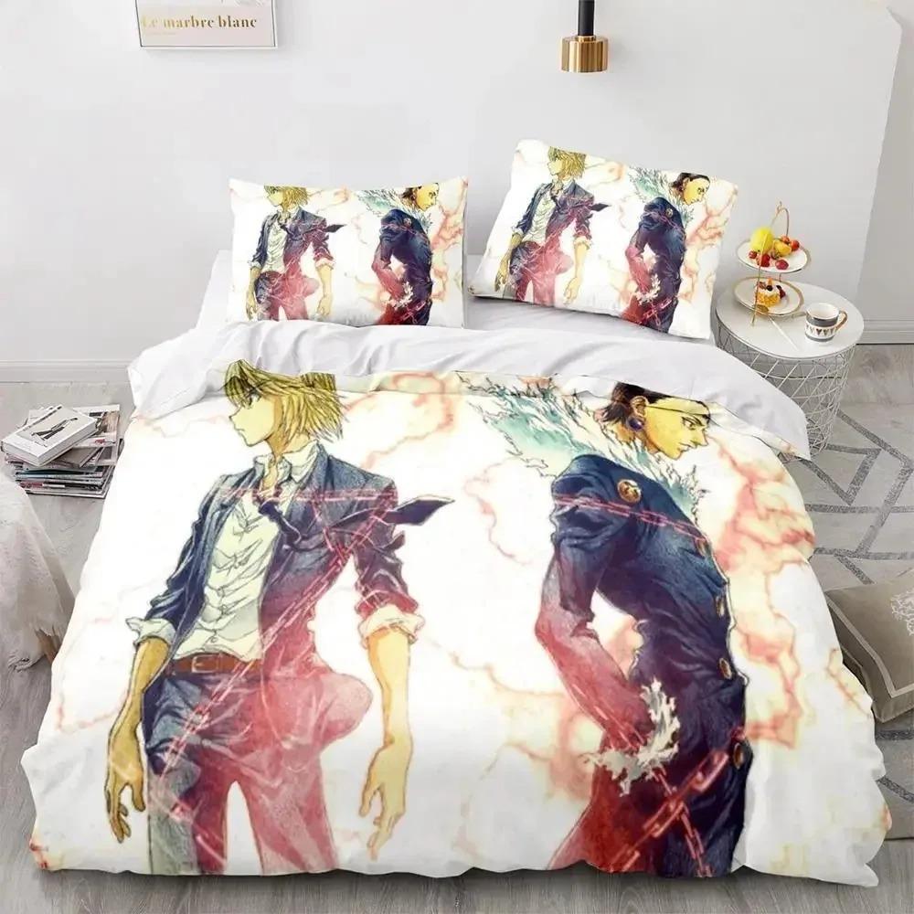 HUNTER×HUNTER Комплект постельного белья Single Twin Full Queen King Size Комплект постельного белья Aldult Kid Bedroom Duvetcover Sets bed furniture set bedroom