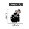 Black Cat Butterfly Enamel Pins Cute Kitten Insect Brooches Lapel Badges Cartoon Animals Jewelry Gift for Cat Mon Friends