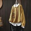 Sweaters Coat Cardigan for Women Autumn Winter Large Size Vintage Loose Long Sleeve Knit Cardigan Sweaters Jacket