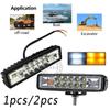 1Pcs 48W LED Work Light Bar Spotlight High Bright DRL Auto Offroad SUV Truck Headlights 4800LM Waterproof Driving Reverse Lamp
