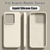 Liquid Silicone Cases For Xiaomi Mi 14 Ultra 13 13T 12T 11T 12S Lite Pro Redmi Note 13 12 11 10 9 Pro 13C Shockproof Back Cover
