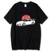 Футболки Harajuku Initial D, футболка унисекс большого размера, летняя футболка унисекс в стиле хип-хоп, забавная футболка GTR Vaporwave JDM с принтом автомобиля, повседневные топы унисекс