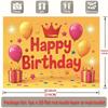 Party Backdrop New Year Flat Weddings Parties Cursive Lettering Birthdays Coming Ceremonies Event Backdrop Decoration Front Door Decor
