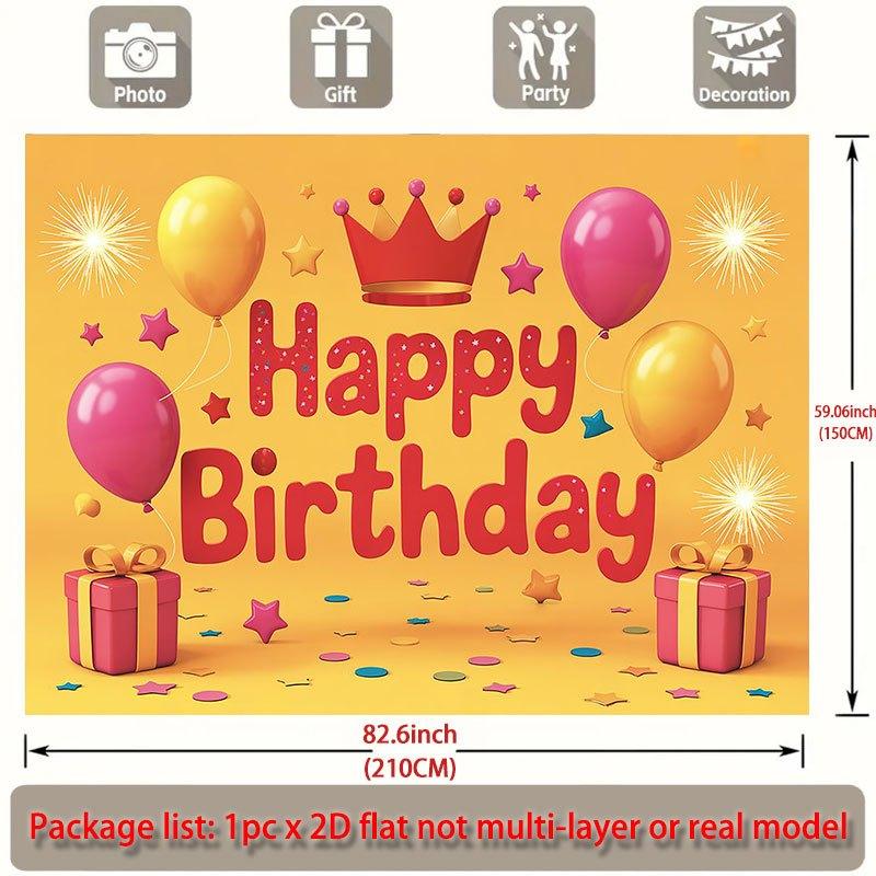 Party Backdrop New Year Flat Weddings Parties Cursive Lettering Birthdays Coming Ceremonies Event Backdrop Decoration Front Door Decor
