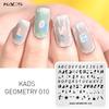 Geometry 010 Nail Stamping Plates for Nail Art Stamp Plate Manicure Printing Templates Letters Geometry