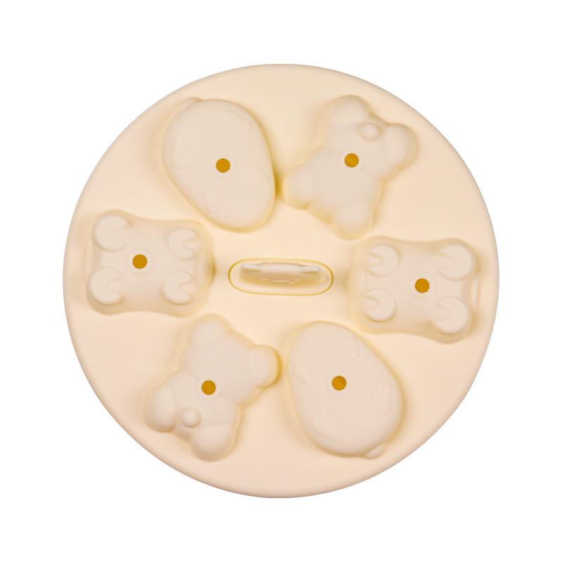 Силиконовая форма для детского питания и торта - Фигурки медведя и сосиски