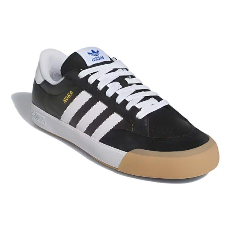 Adidas Nora Black White Gum Unisex Sneakers Core-Black Cloud-White Blue-Bird IE0909