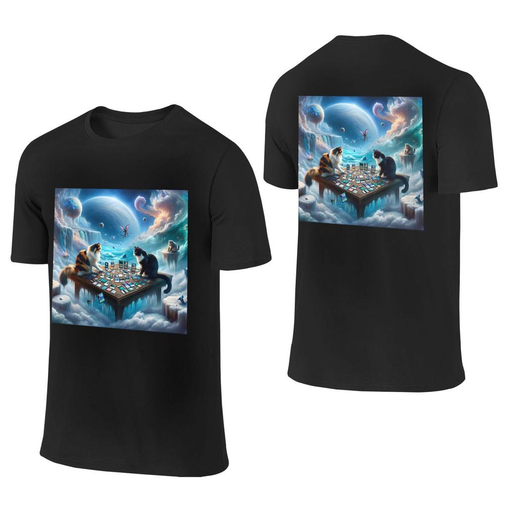 Magic The Cat Gathering Iii Ultraminimalist Reversible Tshirt Foreststyle Fresh Fine Workunisexship Tee