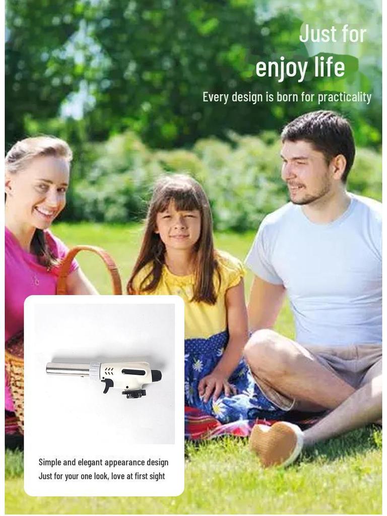 Перевернутый газовый баллончик для сварки и приготовления пищи, огнемет-воспламенитель для барбекю и жарки