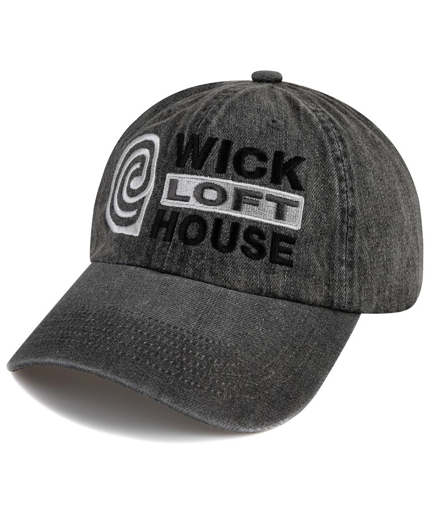 Кепка Wig E Loft House из денима - Светло-синий деним