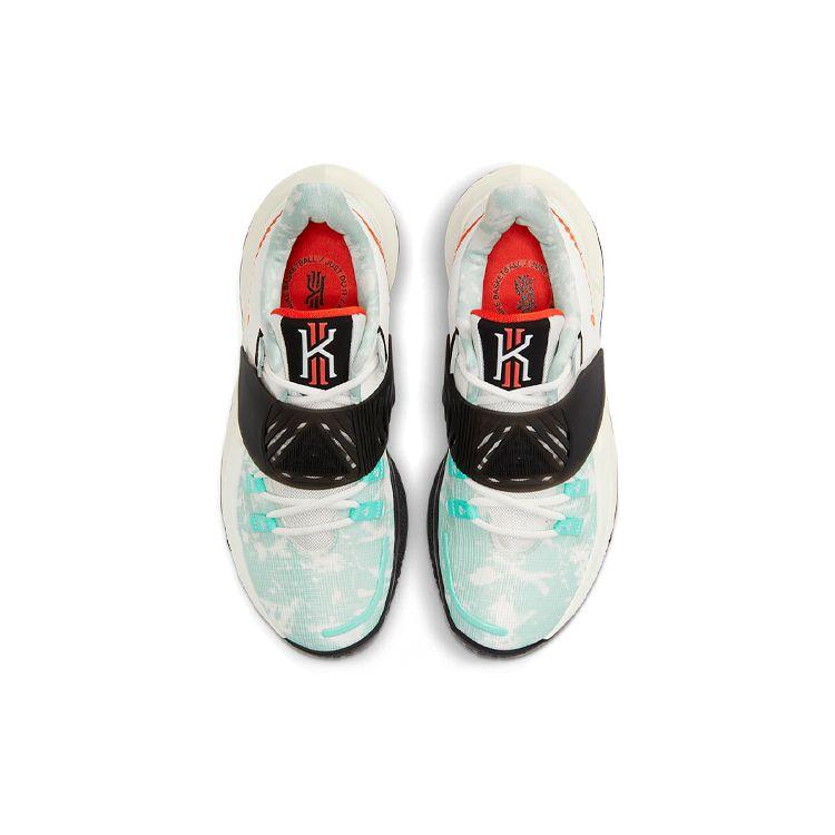 Nike Кроссовки унисекс Kyrie Low 3 Sail Team оранжевые кремово-черные CJ1286-101