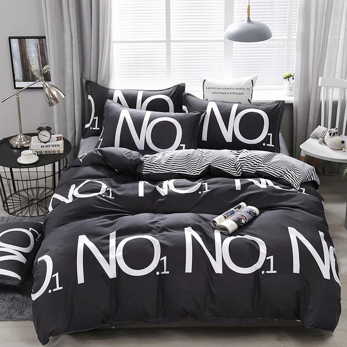 Пододеяльник с пальмовыми листьями Черно-белый комплект постельного белья для детей, подростков, взрослых женщин Покрывала с листьями Двусторонний комплект пододеяльника