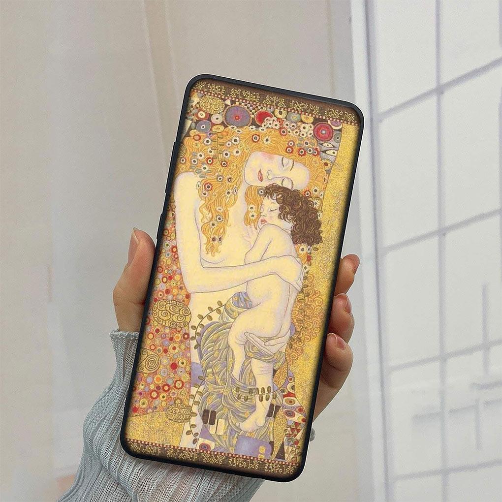 Арт Чехол для телефона Густав Климт для VIVO Y20 Y21 Y33S Y20i Y02 Y16 Y21T Y22S Y27 Y33T Y35 Y36 Y53S Y70 Y76 Y77 Y78 Мягкий чехол