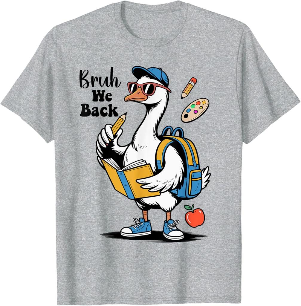 Bruh We Back First Day Of School Back To School Unisex Tshirt