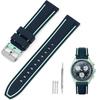 20mm Watch Band for Swatch X OMEGA Speedmaster Silicone Watch Strap for Swatch and Quick Release Replacement Tool and 3 Spring Bars Included [Ylfcly]